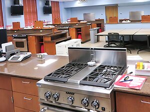 Oven in classroom