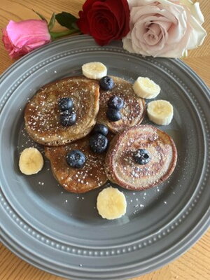 Fancy Banana Pancakes by Gianna Palladino