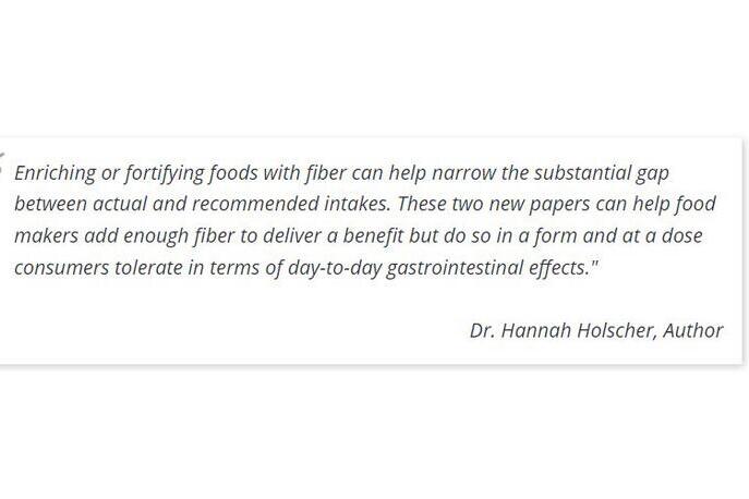 Addressing consumer-perceived gastrointestinal effects associated with fiber-rich diets